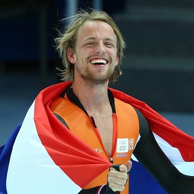 SOCHI, RUSSIA - FEBRUARY 10:  Gold medalist Michel Mulder of the Netherlands celebrates after competing during the Men's 500 m Race 2 of 2 Speed Skating event during day 3 of the Sochi 2014 Winter Olympics at Adler Arena Skating Center on February 10, 2014 in Sochi, Russia.  (Photo by Paul Gilham/Getty Images)